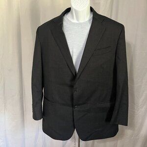 🧥 Brooks Brothers Men’s Gray Wool Estrato Trabaldo Togna Madison Blazer 45R 🔥